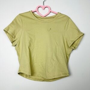 Madewell NWT Pale Lichen Heavyweight Jersey Crewneck Tee Small